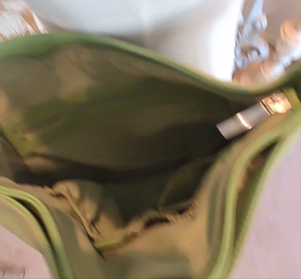 Stone & Co. Light Green Leather Shoulder Bag